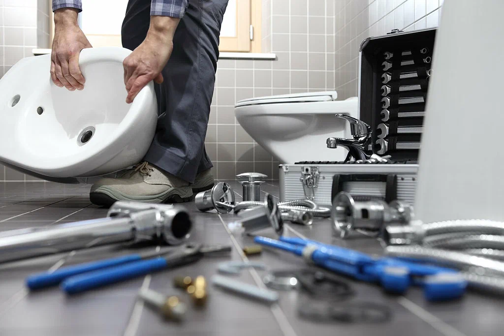 Bathroom plumbing repair service by Wildwood Plumbing Pros in Wildwood, Georgia