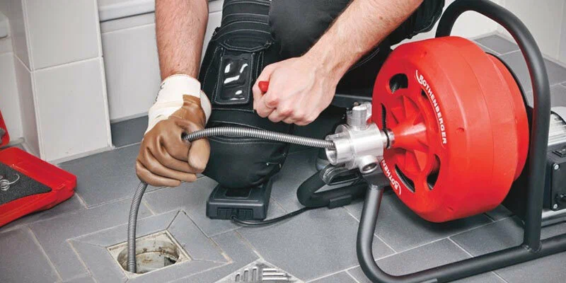Drain cleaning service in Wildwood, Georgia using professional plumbing equipment