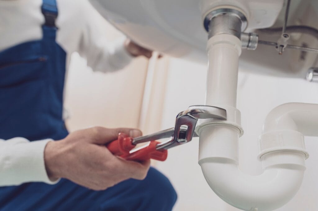 Under sink drain pipe repair service in Wildwood, Georgia