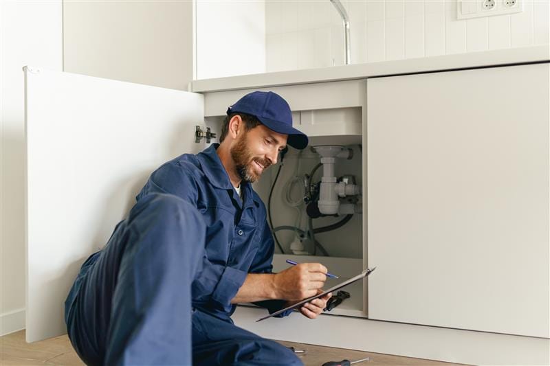 Local Wildwood, Georgia plumber inspecting residential plumbing system